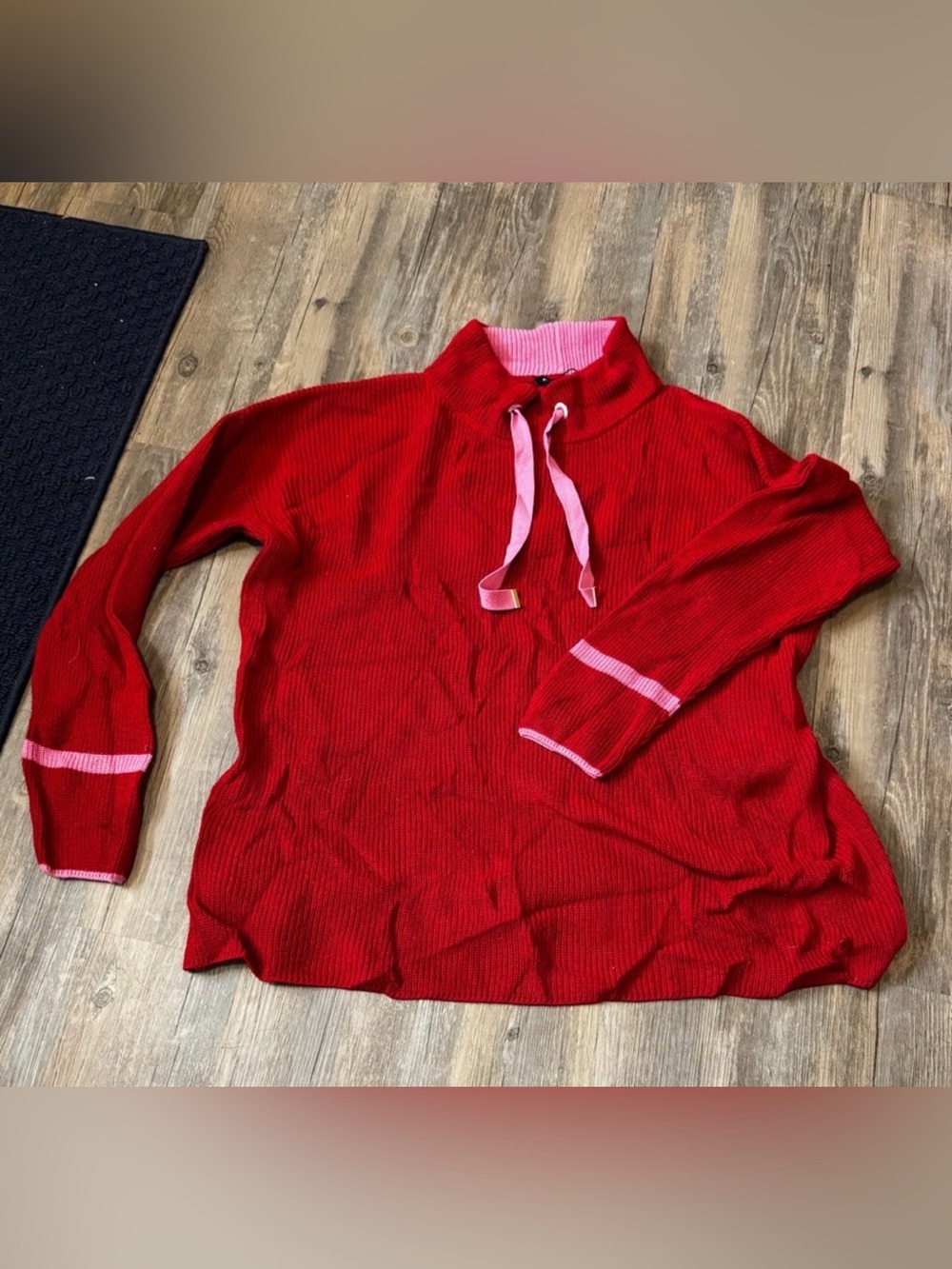 Olsen Rib-Knit Oversized Roll-Neck Sweater - Picture 3 of 3